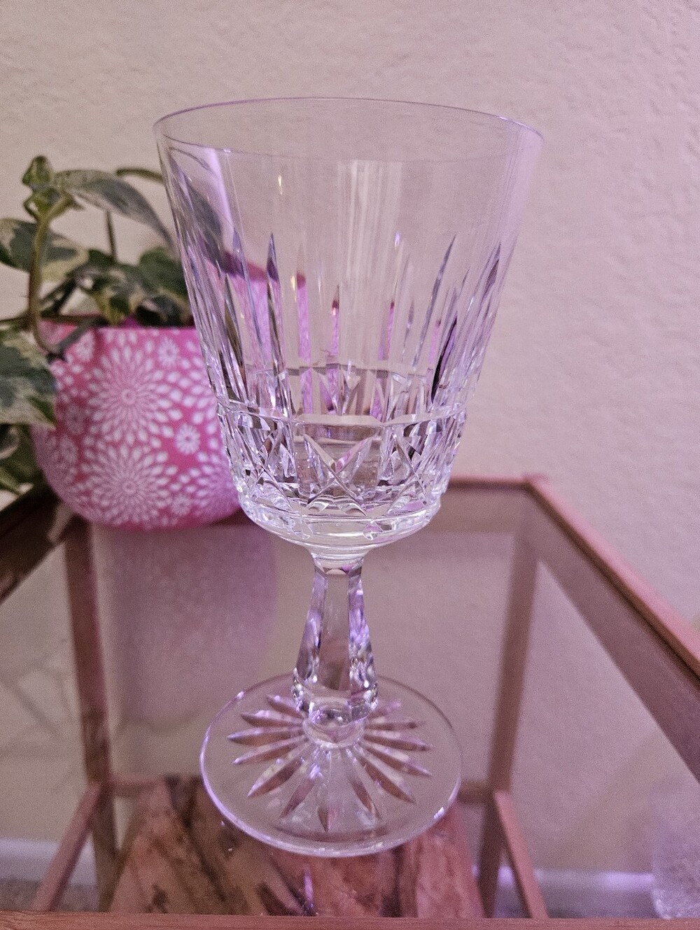 Waterford Crystal Vintage Kylemore water goblet.